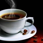 taza de café caliente