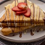 Receta de crepas de chocolate