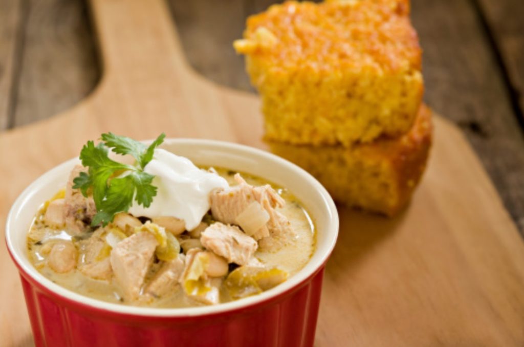 Chili De Pollo Blanco Cremoso