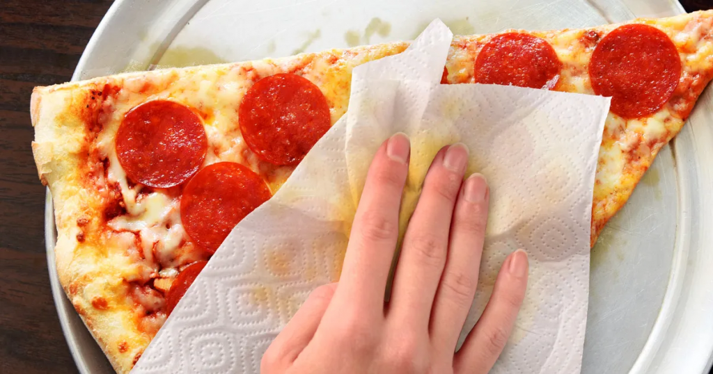 Absorber las calorías de la pizza