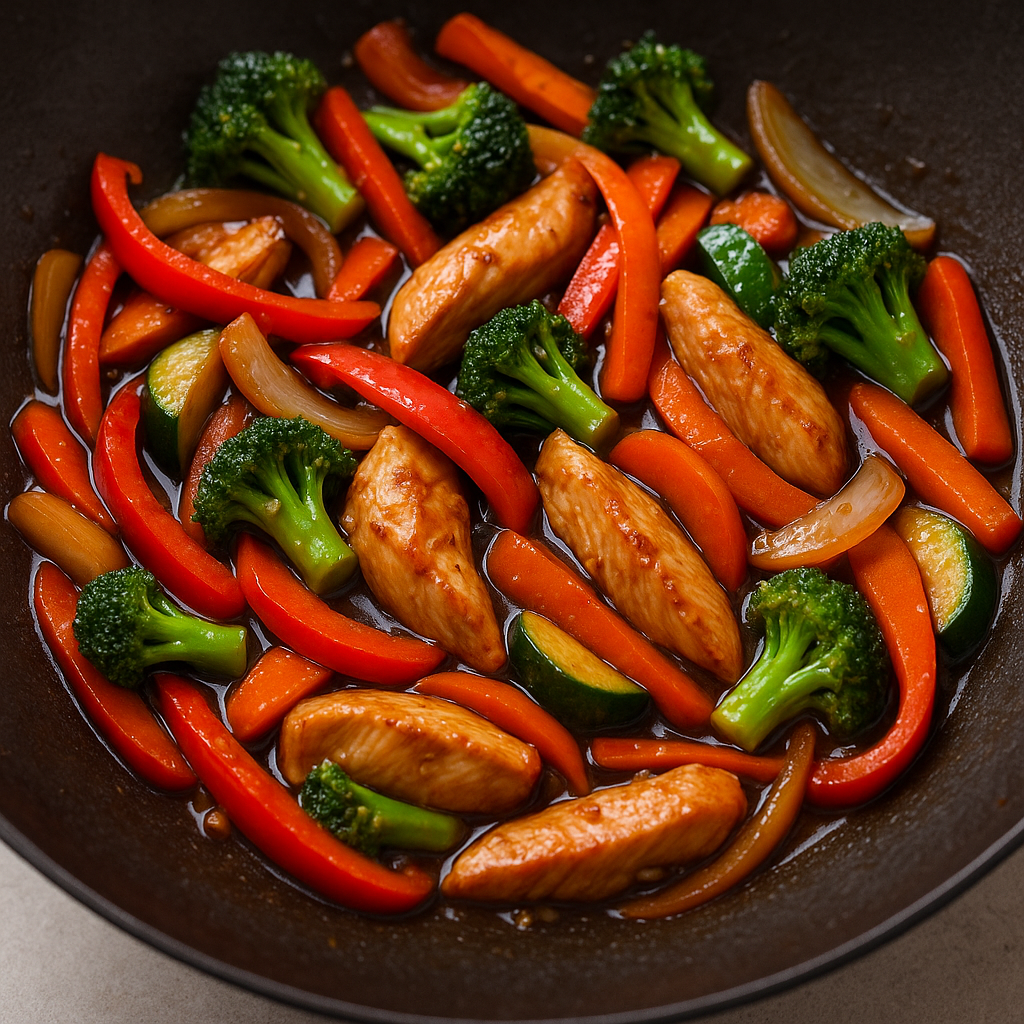 Salteado de verduras