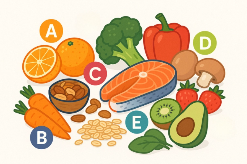 alimentos con vitaminas para fortalecer el sistema inmunologico