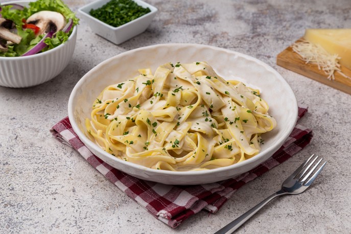 Pasta deliciosa y muy cremosa
