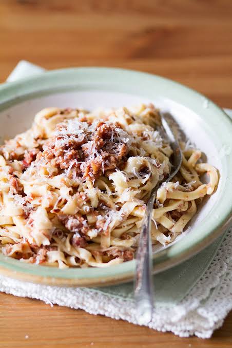 pasta con carne